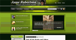 Desktop Screenshot of annerobertson.org